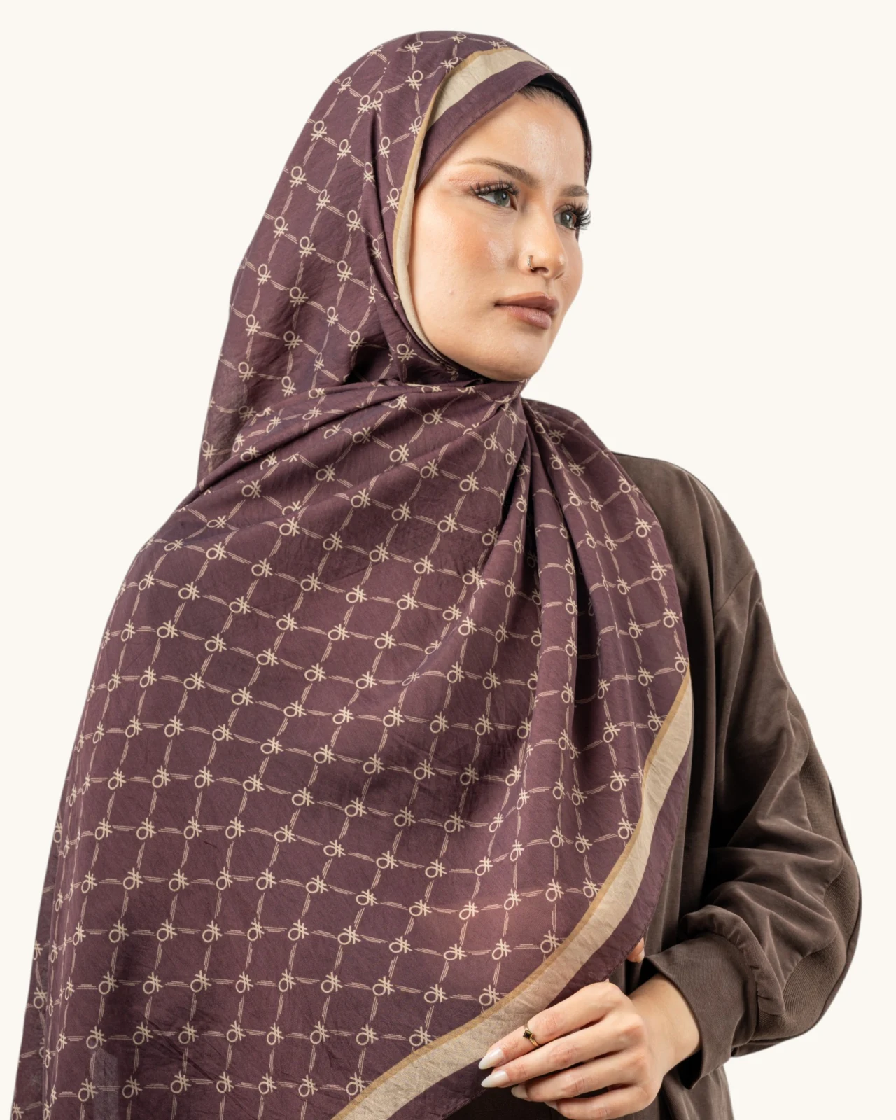 Benetton Fiore Şal Mürdüm