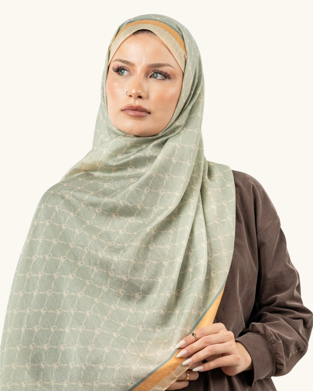 Benetton Fiore Şal Pudra