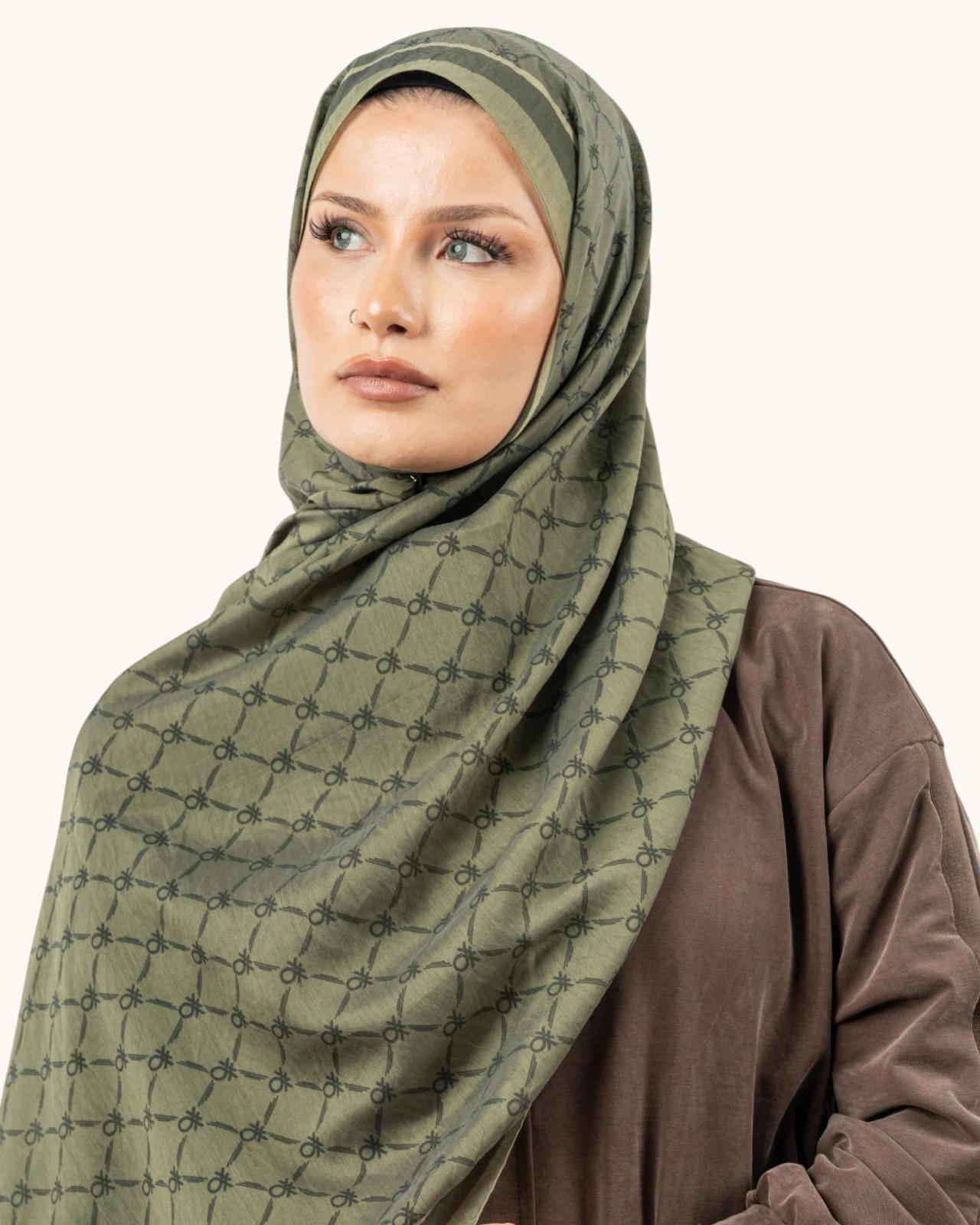 Benetton Fiore Şal Zeytin