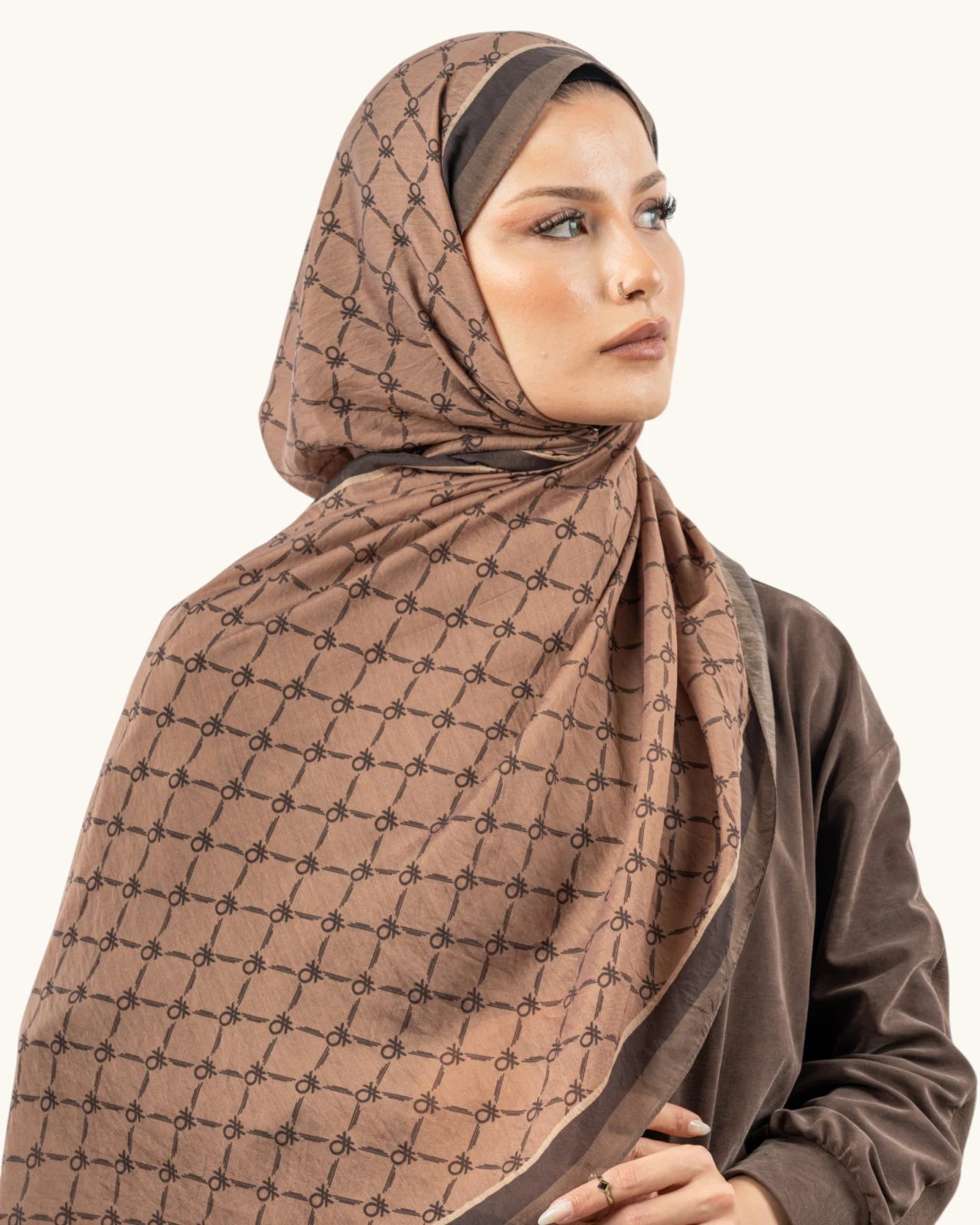 Benetton Fiore Şal Taba