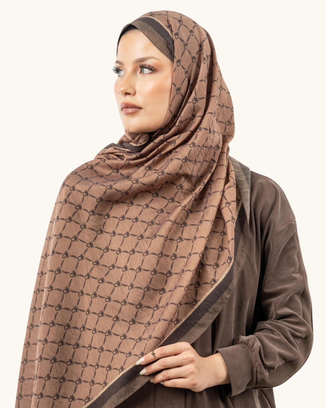Benetton Fiore Şal Taba