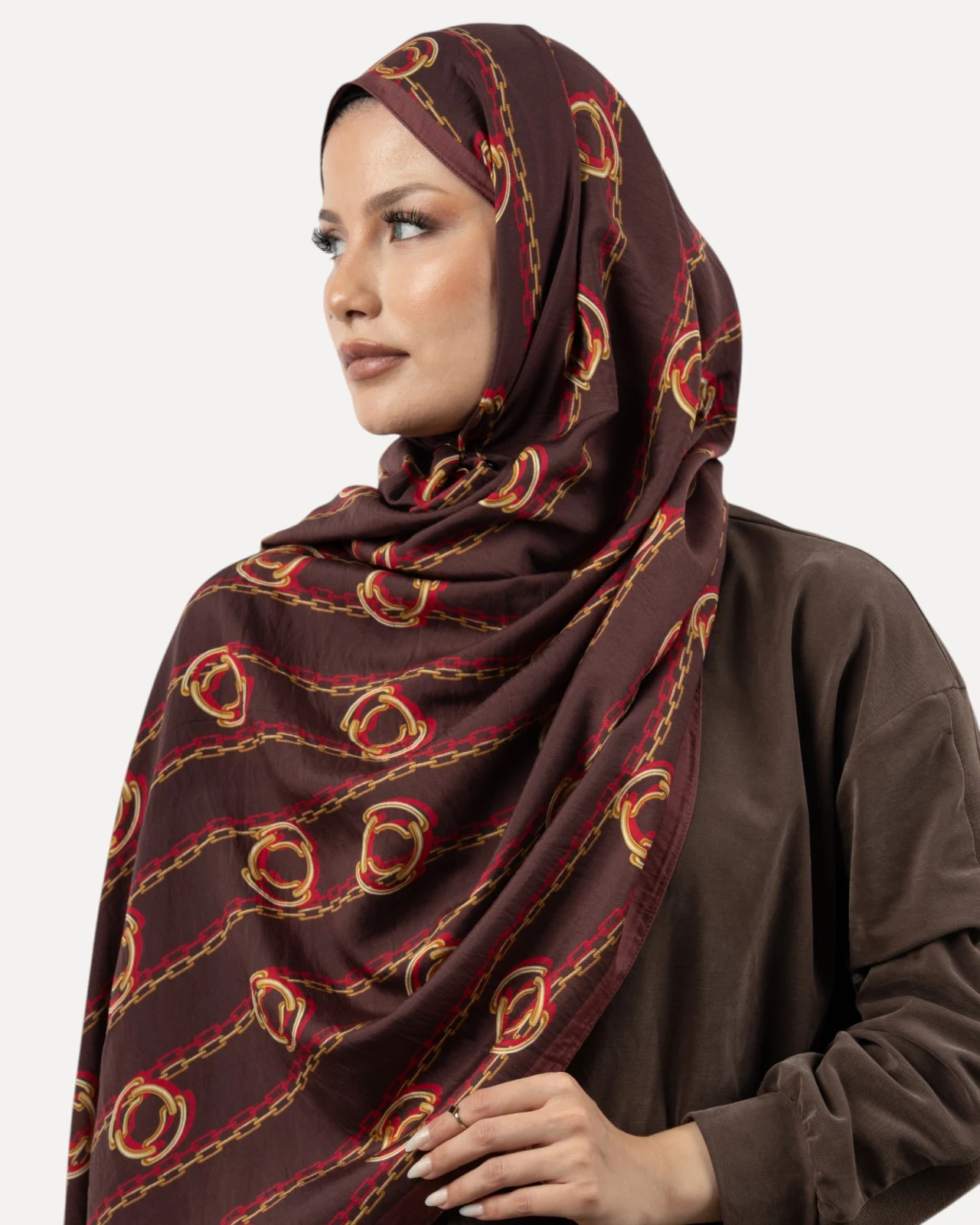 Sisley Verona Şal M Bordo