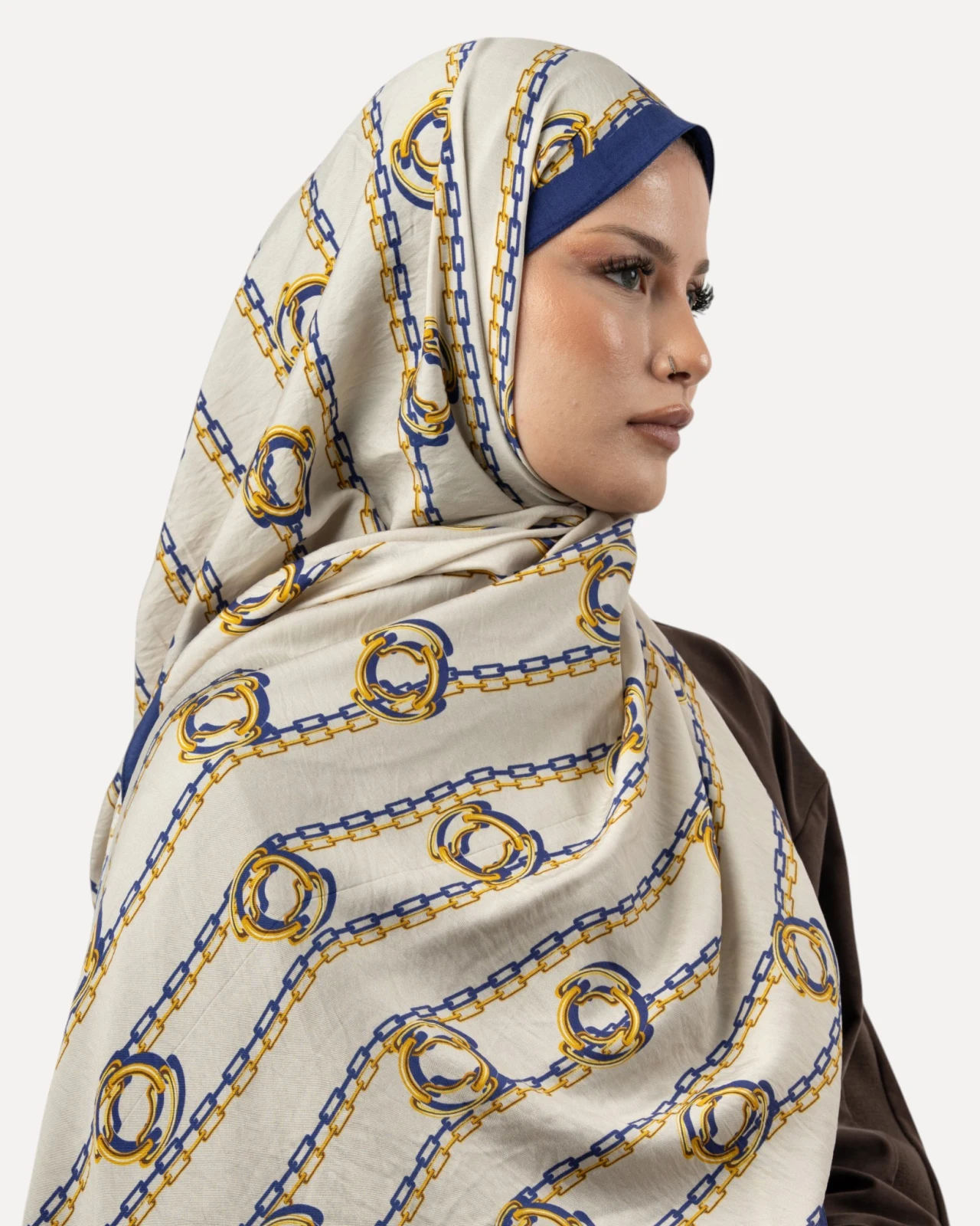 Sisley Verona Şal Ekru-03