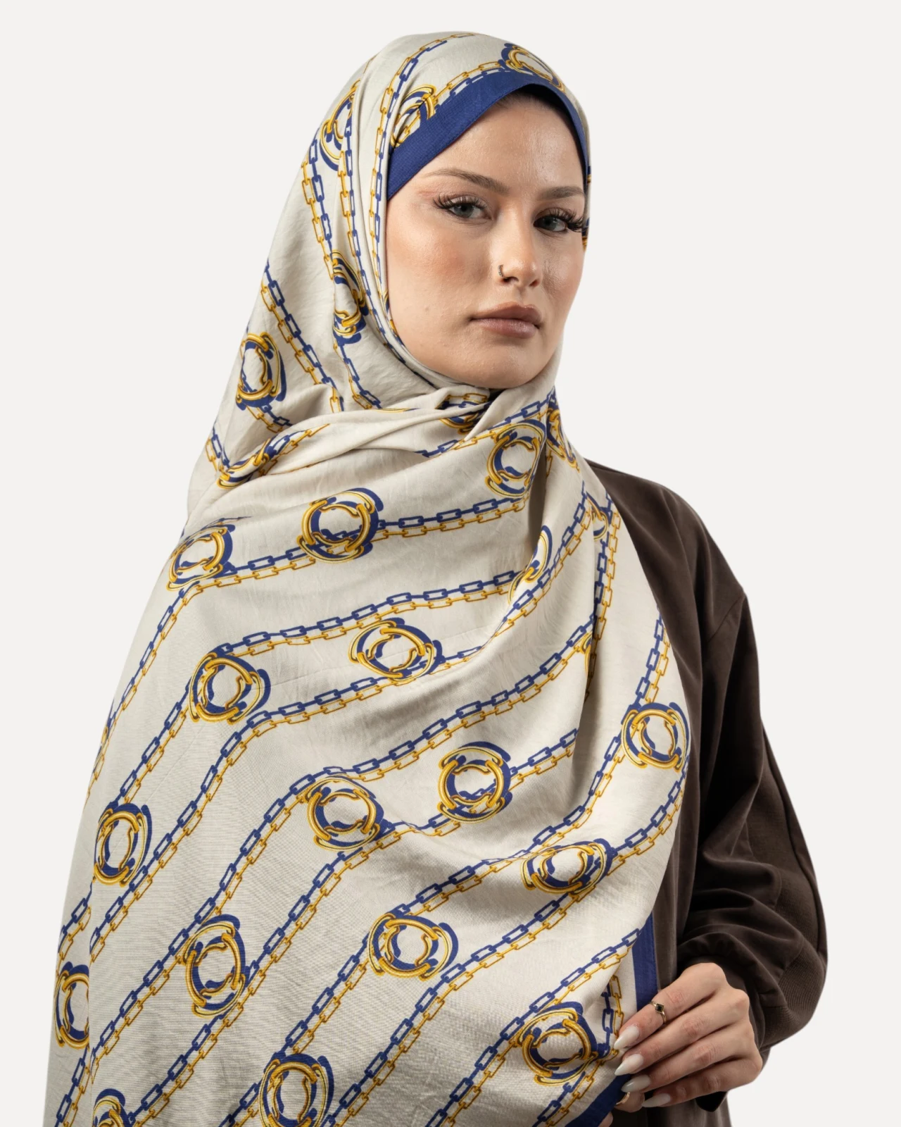 Sisley Verona Şal Ekru-03