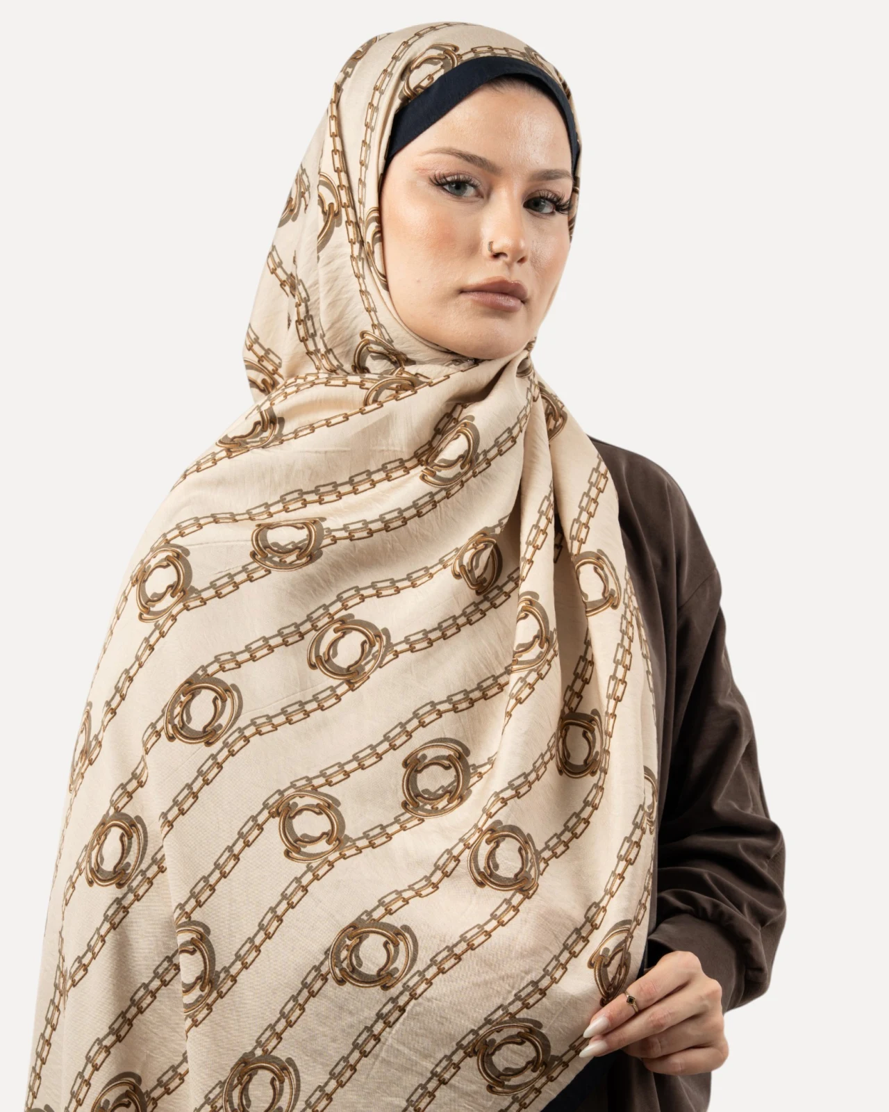 Sisley Verona Şal Krem-05