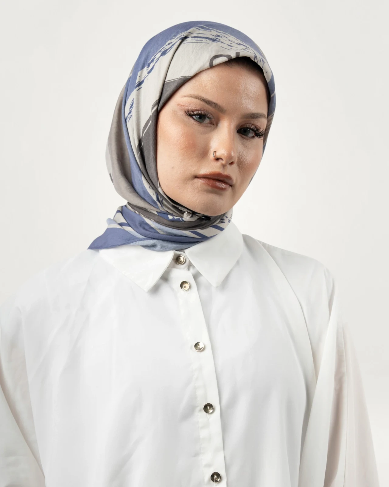 Benetton Siena Eşarp İndigo
