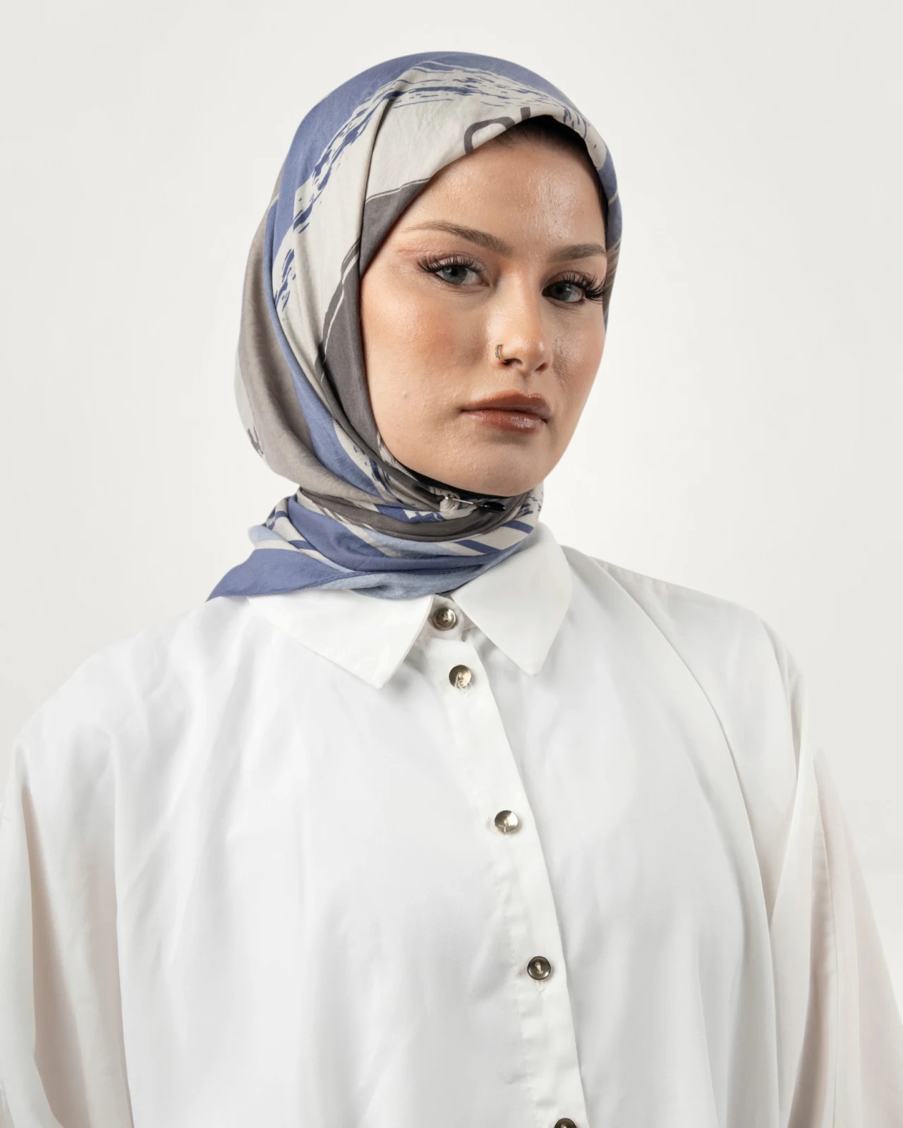 Benetton Siena Eşarp İndigo