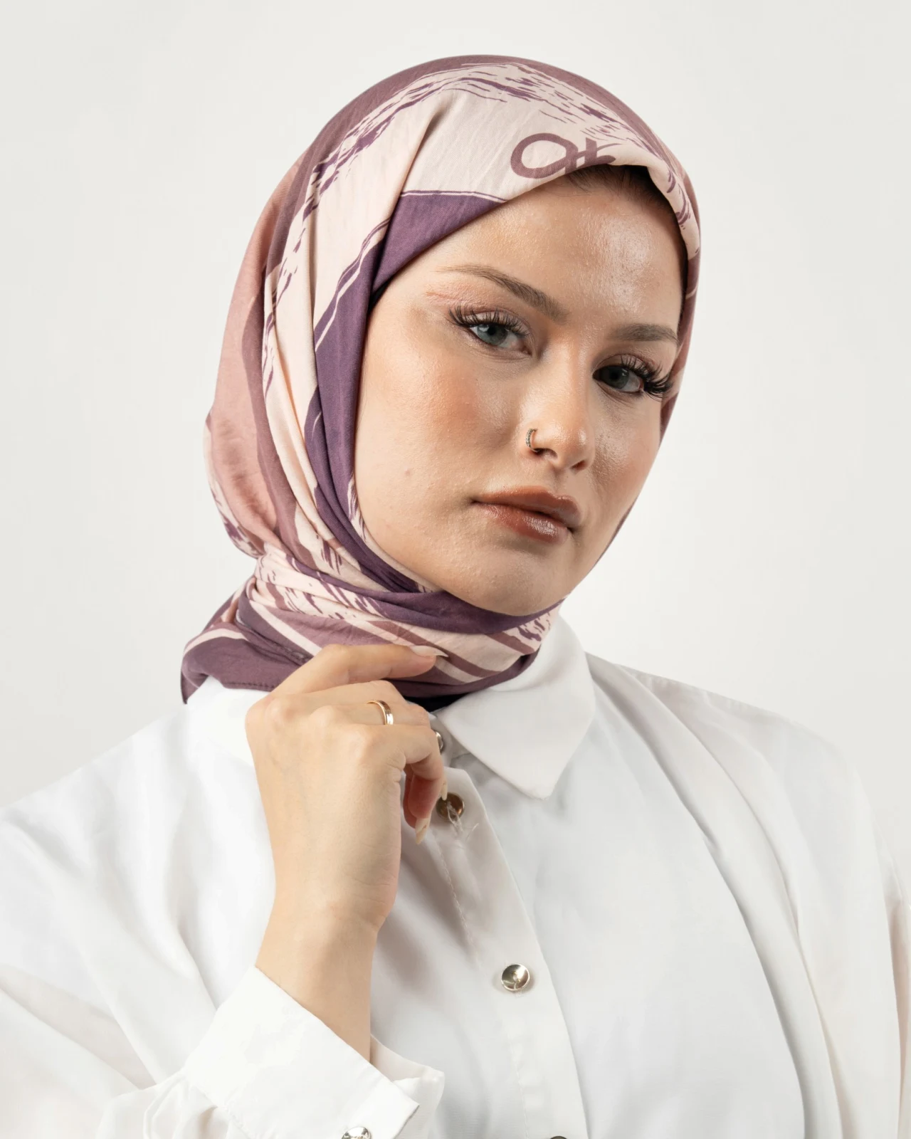Benetton Siena Eşarp Mürdüm