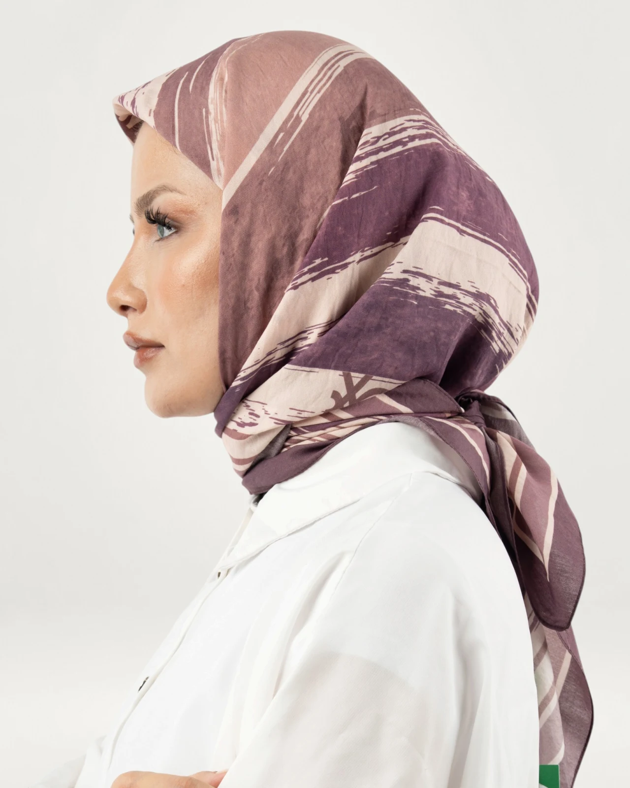 Benetton Siena Eşarp Mürdüm