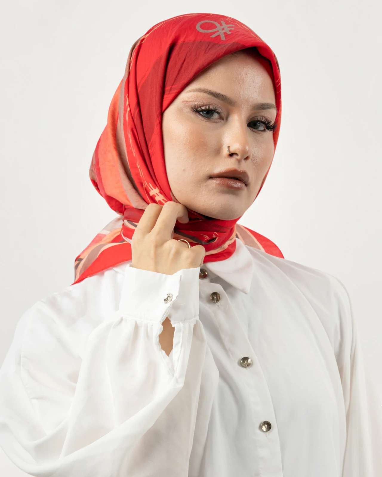 Benetton Siena Eşarp Kırmızı