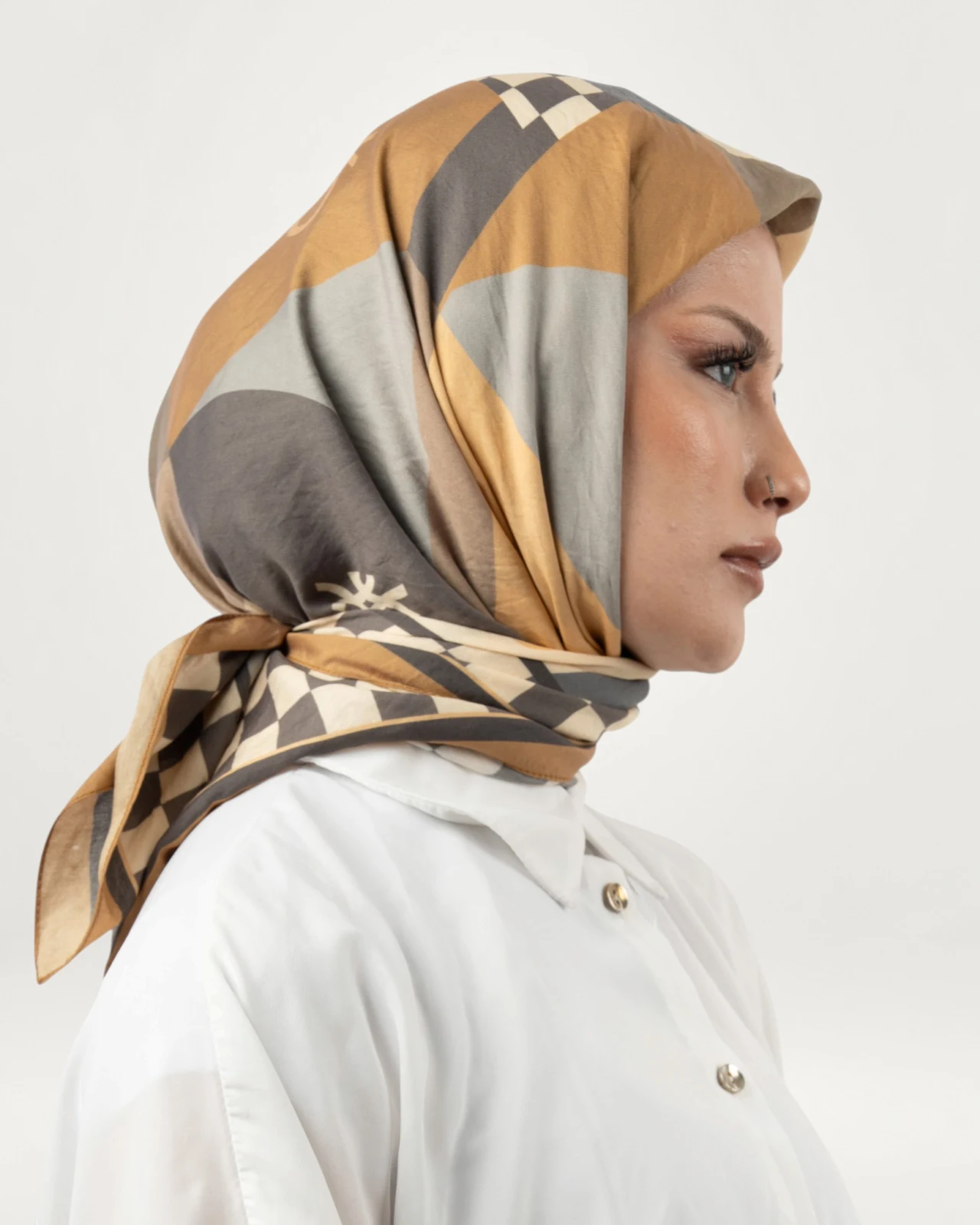 Benetton Siena Eşarp Bej-02