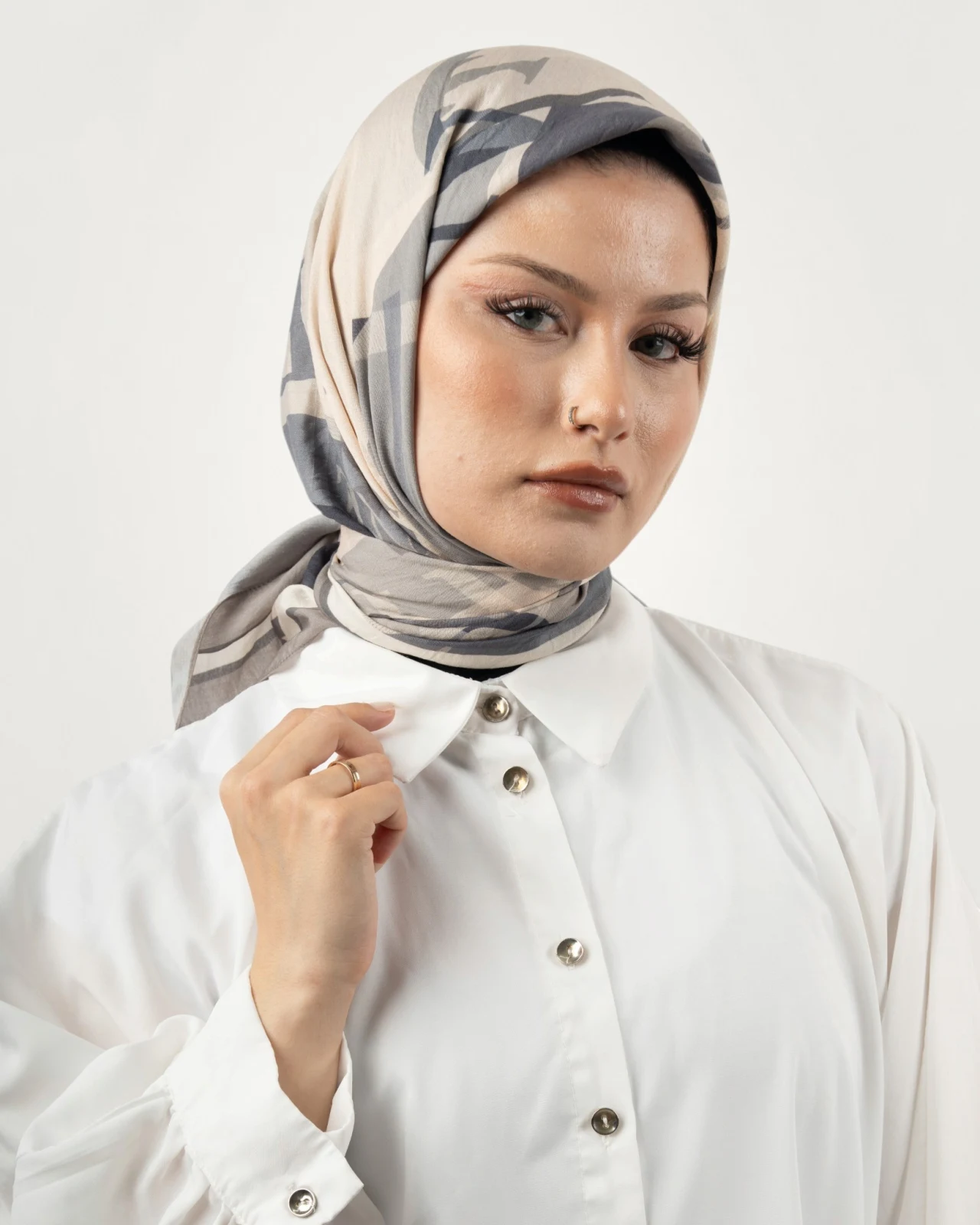 Benetton Siena Eşarp Gri