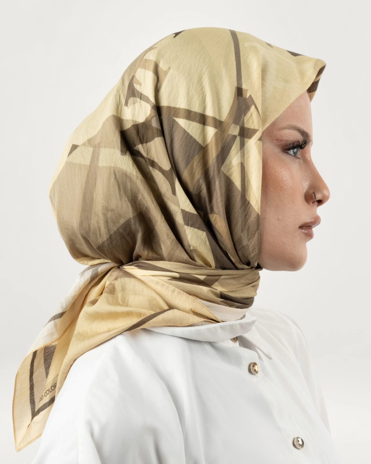 Benetton Siena Eşarp Bej-03