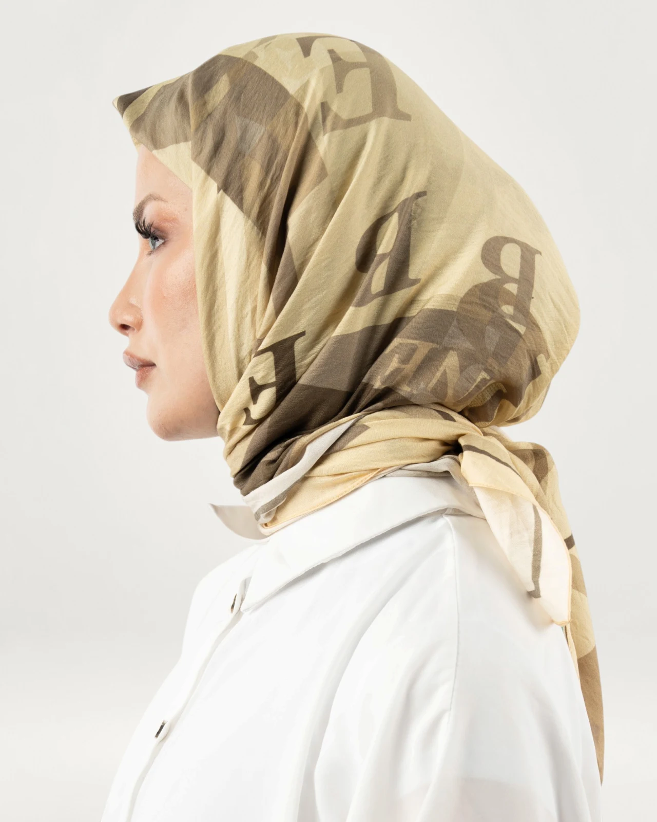 Benetton Siena Eşarp Bej-03