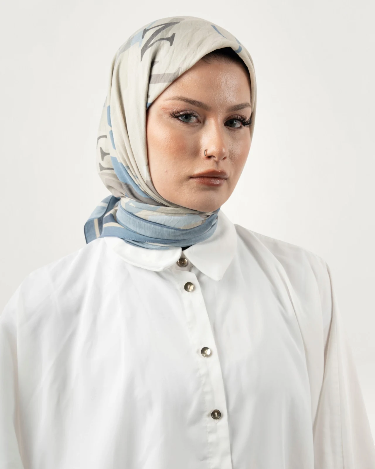 Benetton Siena Eşarp İndigo-01