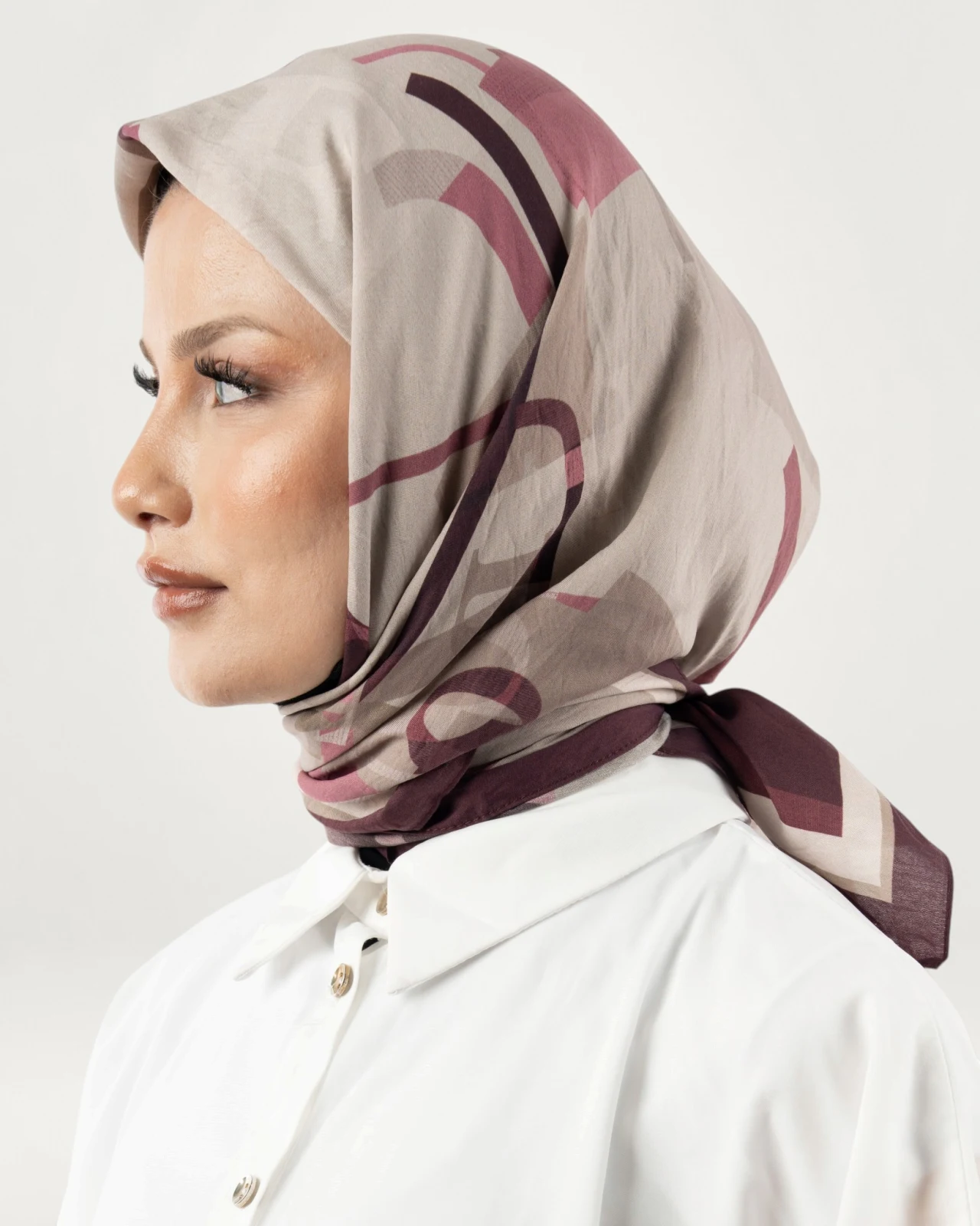 Benetton Siena Eşarp Bordo