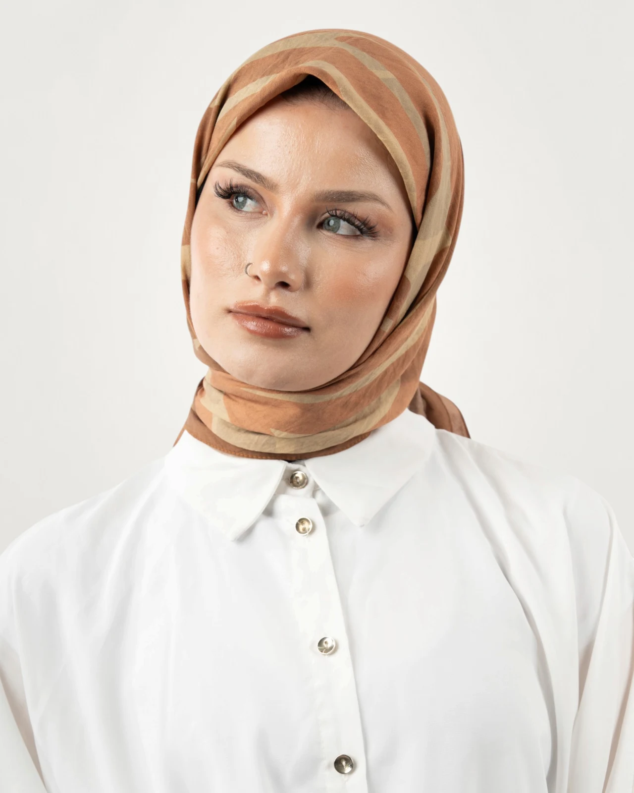 Benetton Siena Eşarp Taba