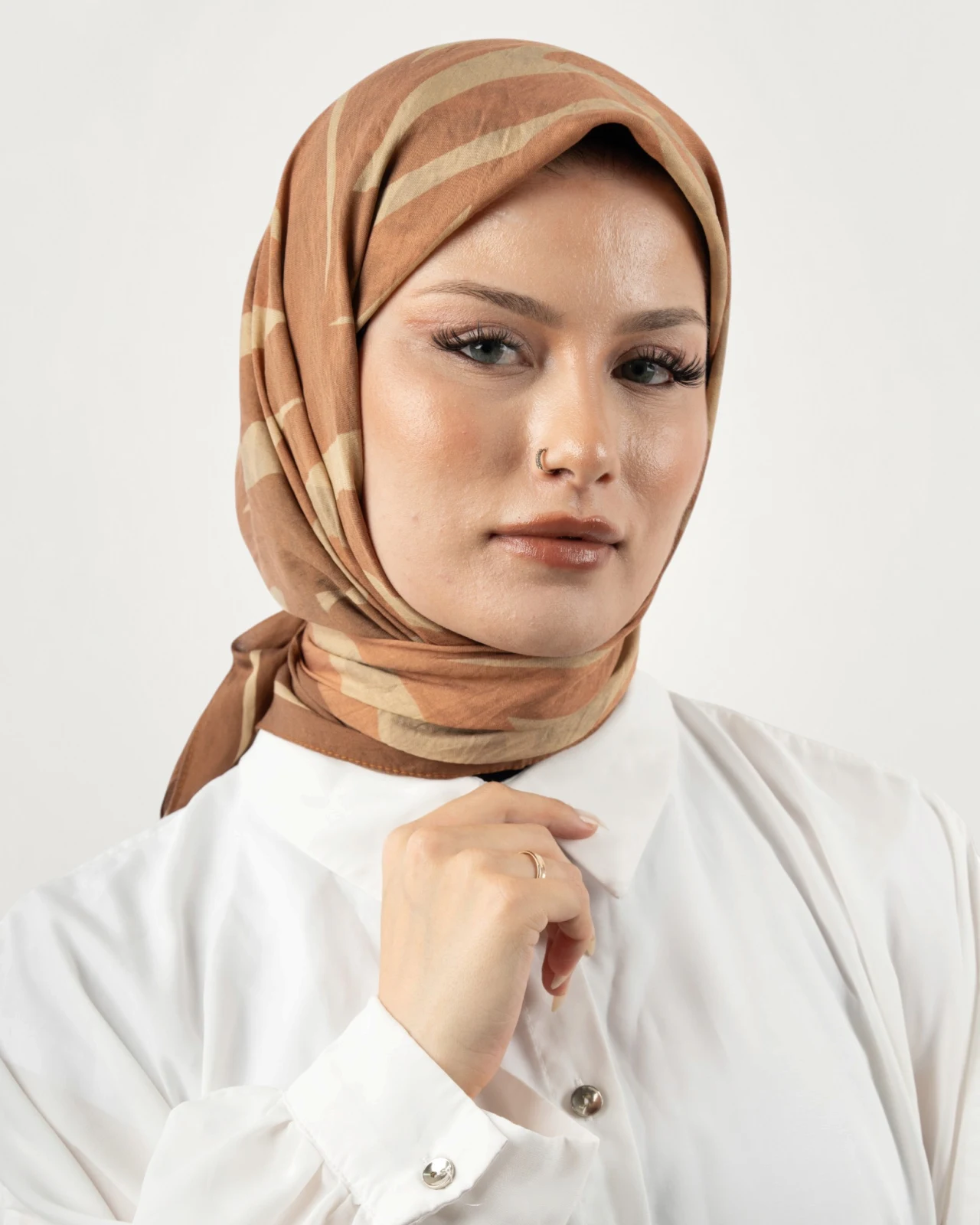 Benetton Siena Eşarp Taba