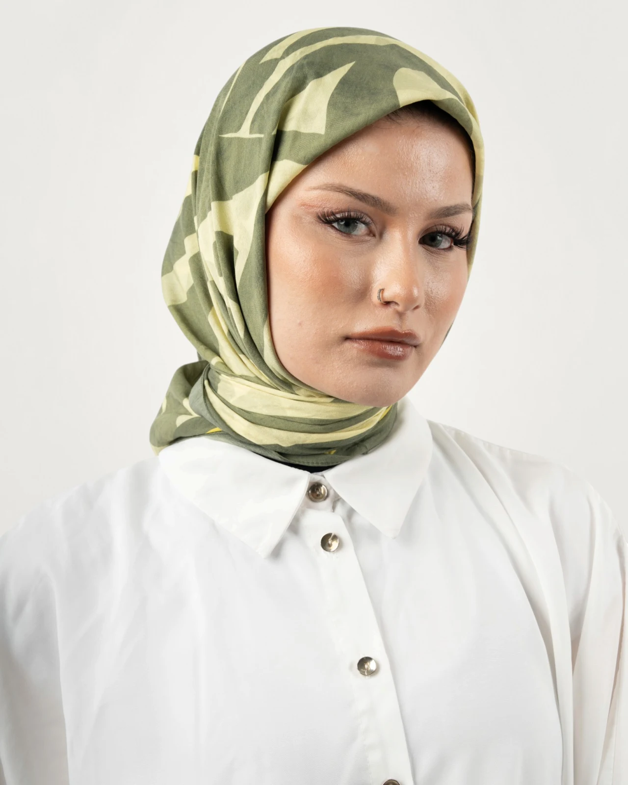 Benetton Siena Eşarp Haki