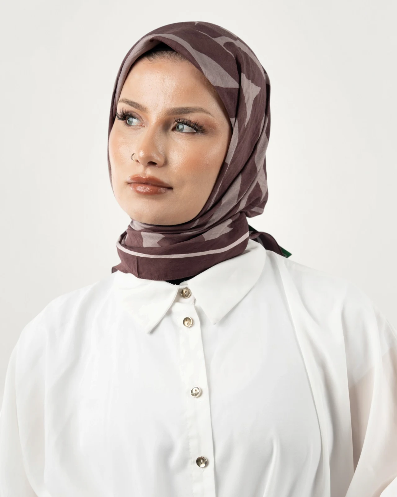 Benetton Siena Eşarp Mürdüm-01