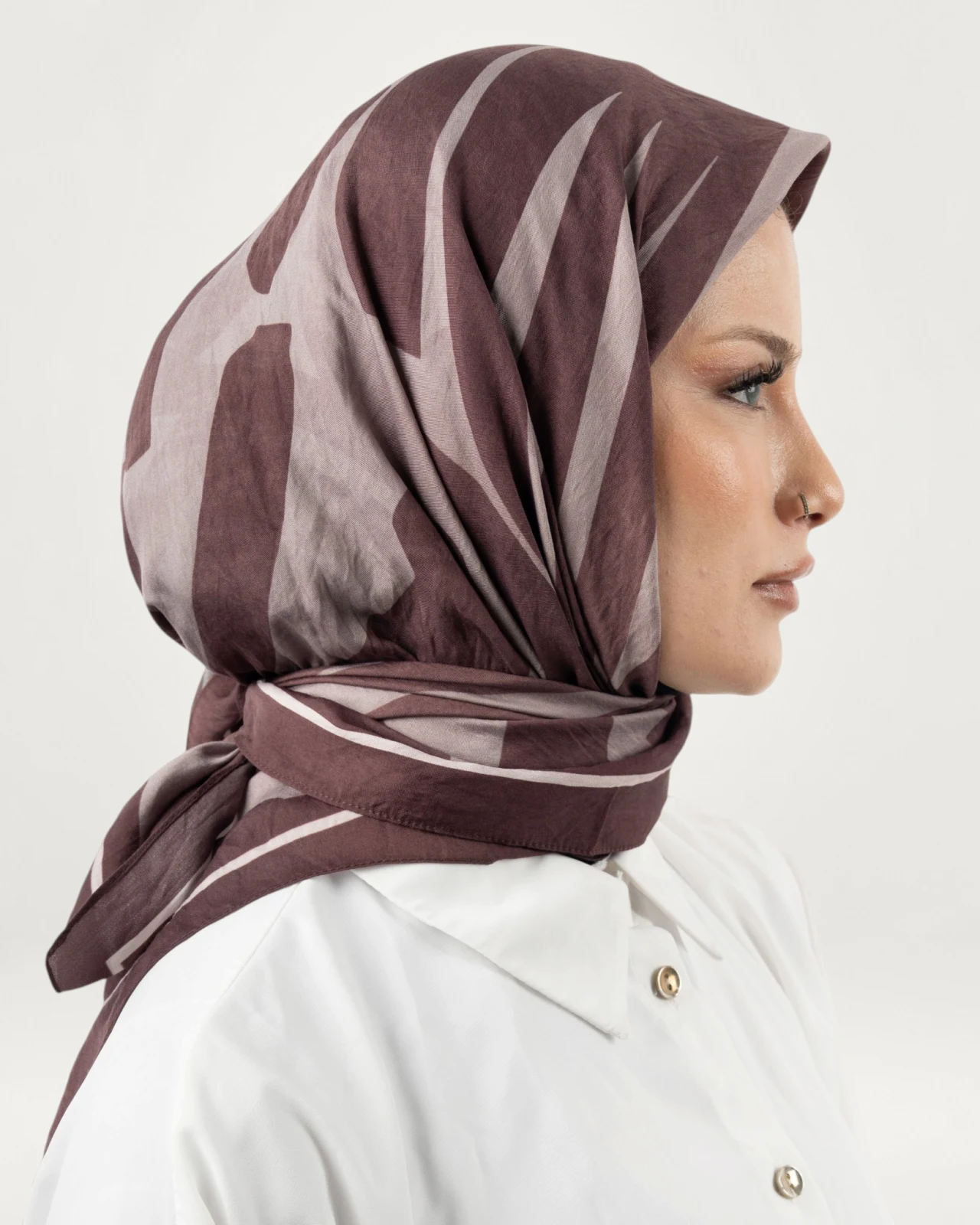 Benetton Siena Eşarp Mürdüm-01