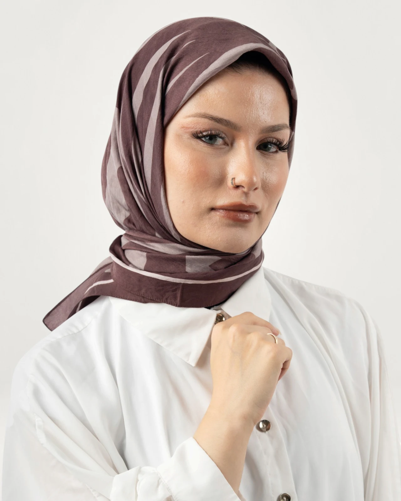 Benetton Siena Eşarp Mürdüm-01