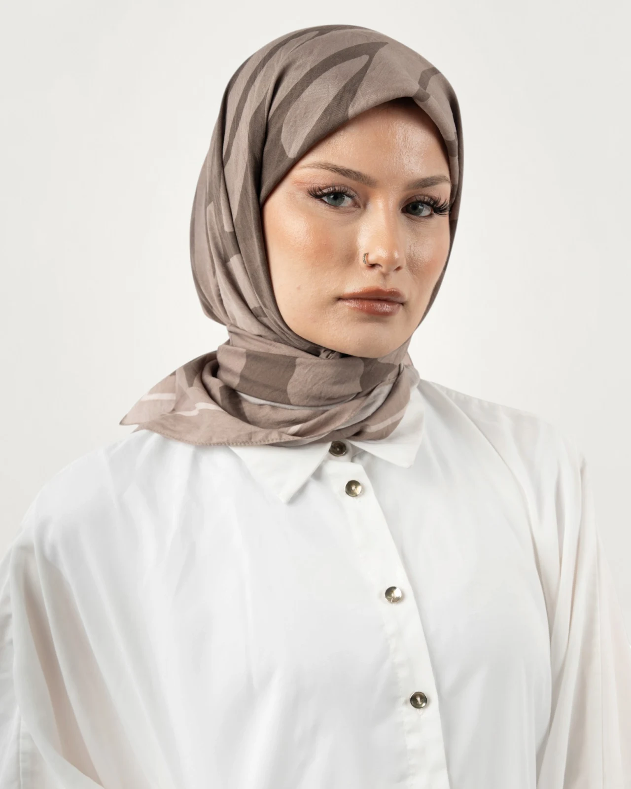 Benetton Siena Eşarp Bej-06
