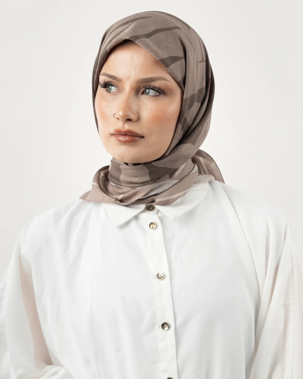 Benetton Siena Eşarp Bej-06