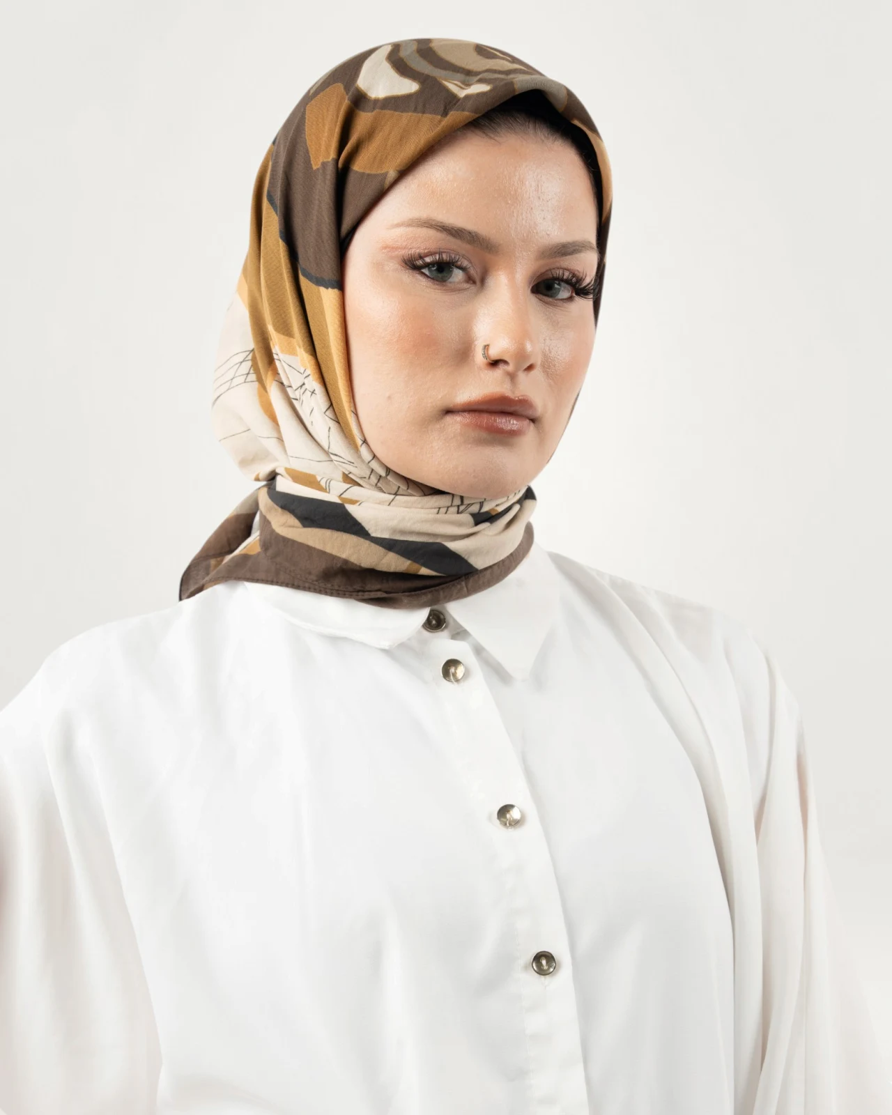 Benetton Siena Eşarp Acı Kahve