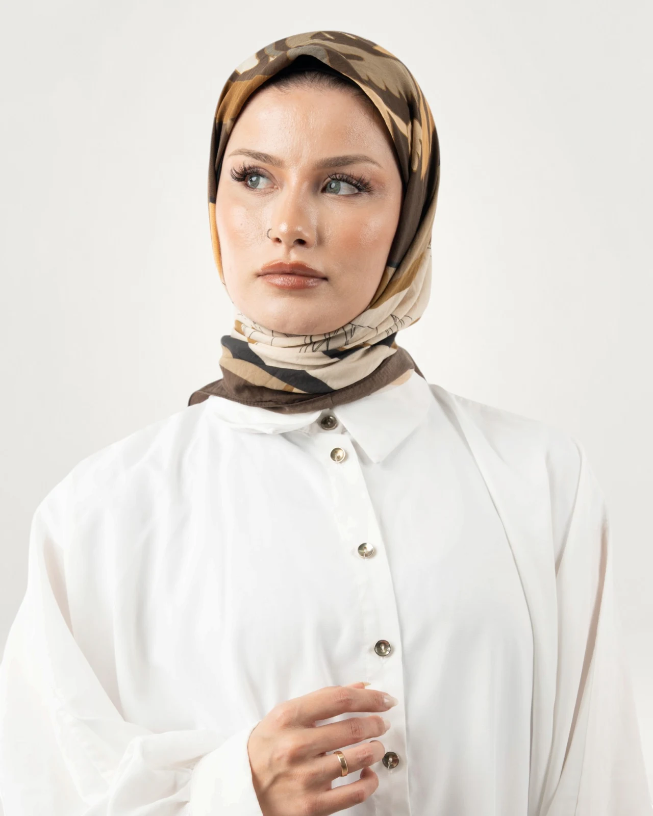 Benetton Siena Eşarp Acı Kahve