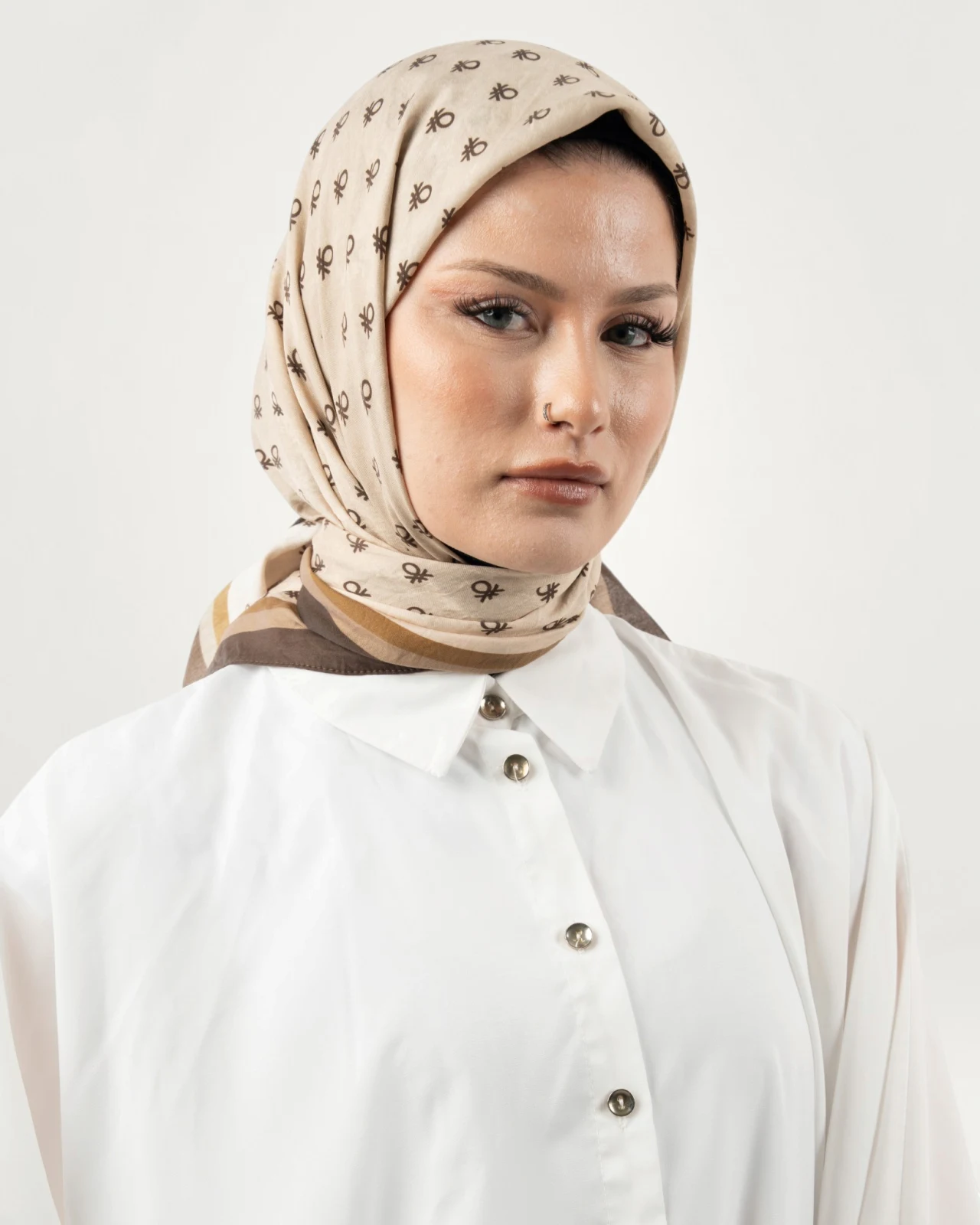 Benetton Siena Eşarp Kahverengi-03