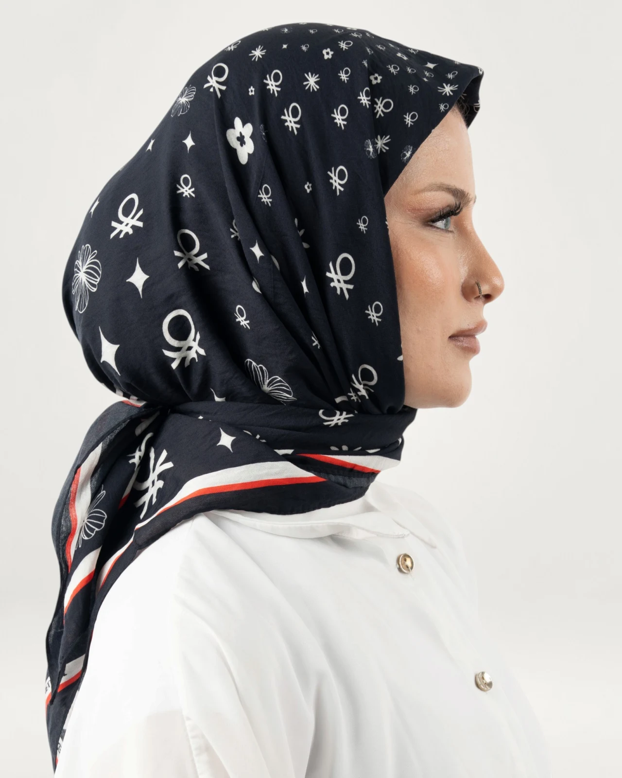Benetton Siena Eşarp Siyah-09