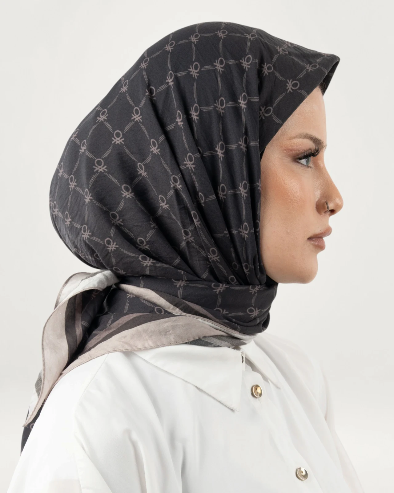 Benetton Siena Eşarp Kahverengi-06