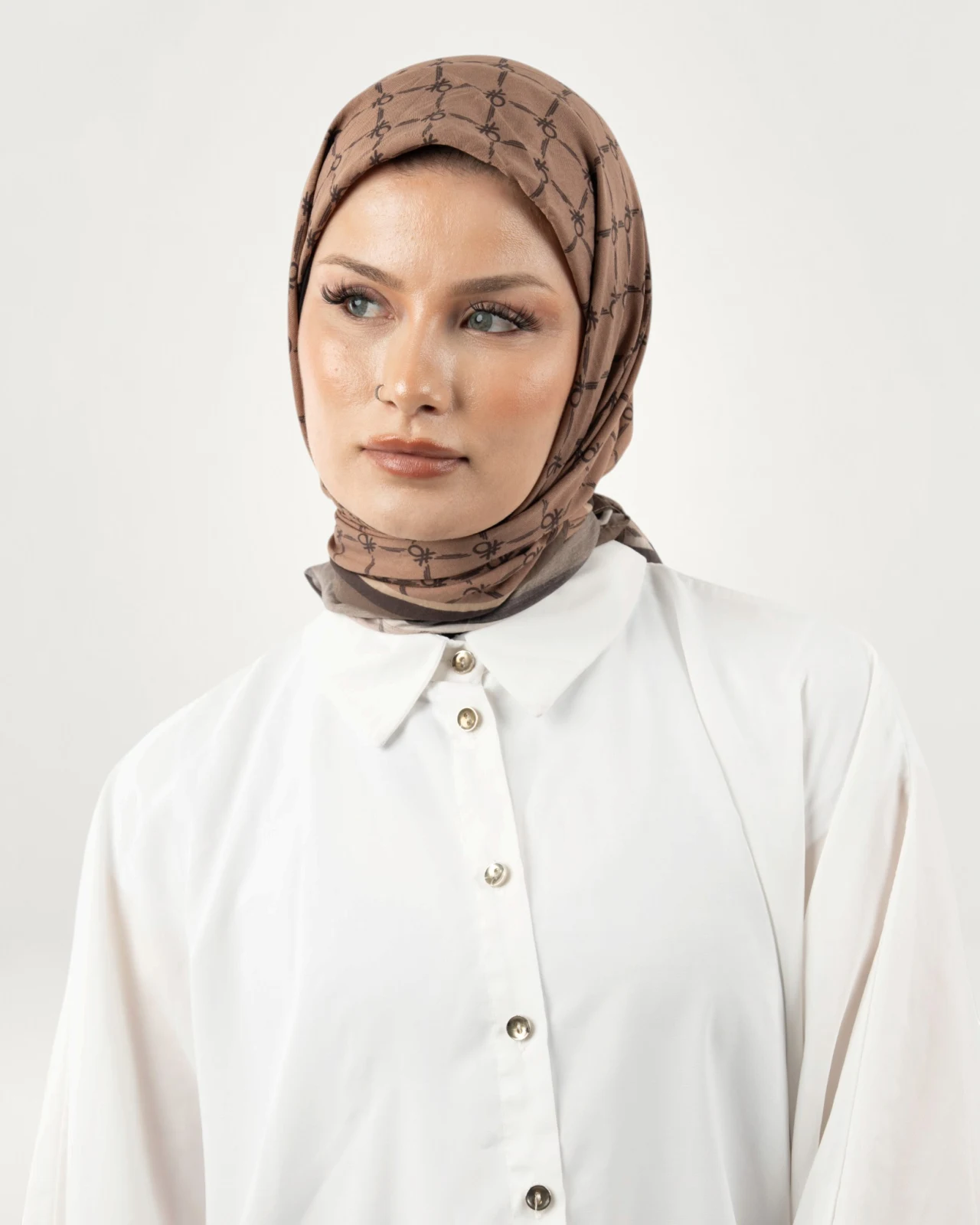 Benetton Siena Eşarp Taba-02