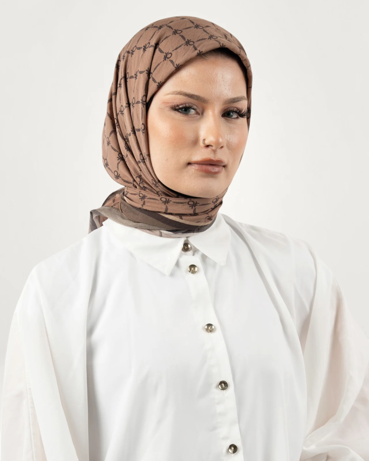 Benetton Siena Eşarp Taba-02