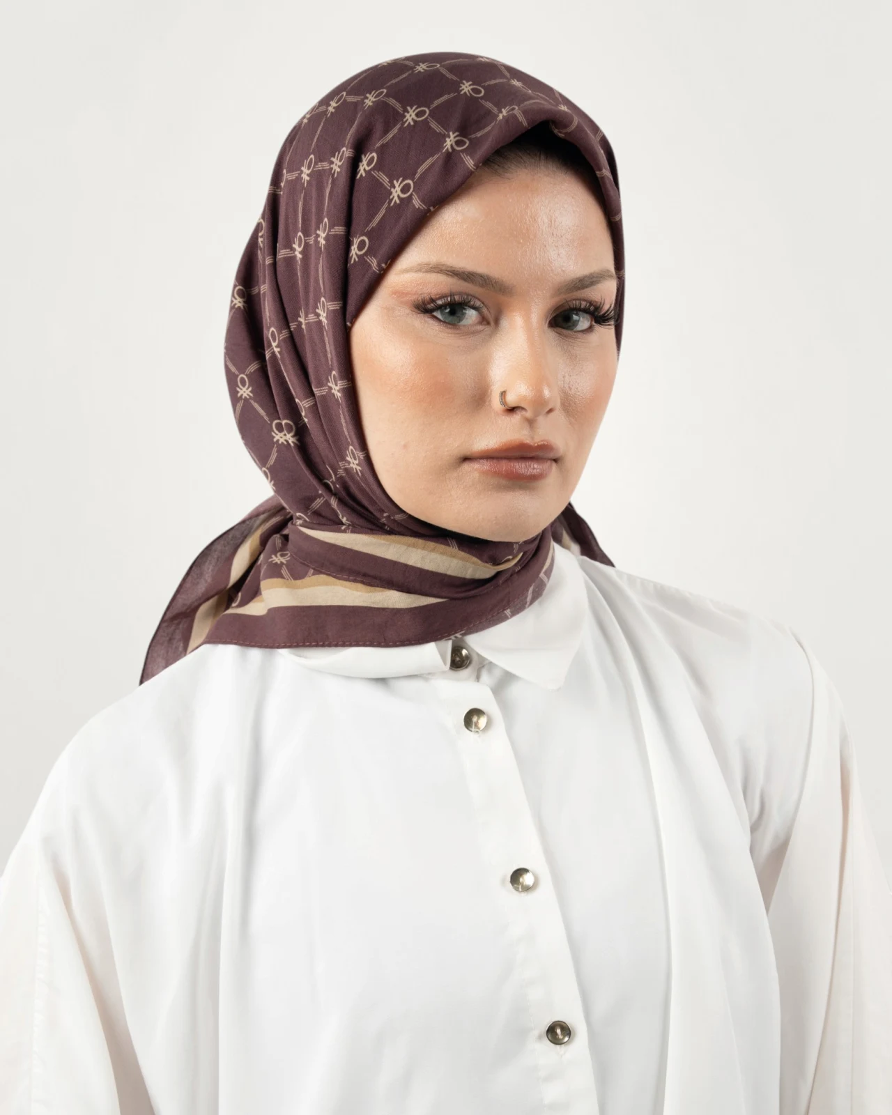 Benetton Siena Eşarp Mürdüm-07