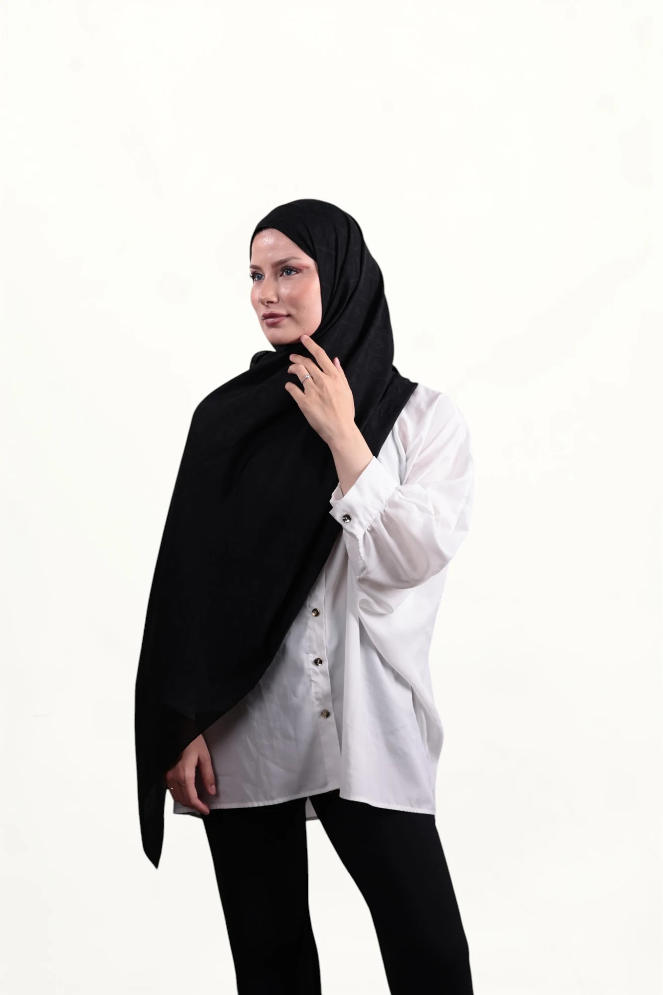 Benetton Elegante Dos Şal Siyah