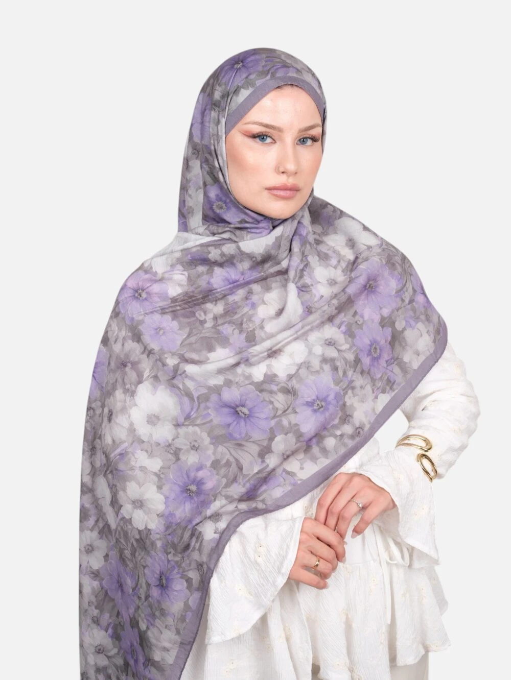 Harem Scarf Bianca Tencel Şal Lila