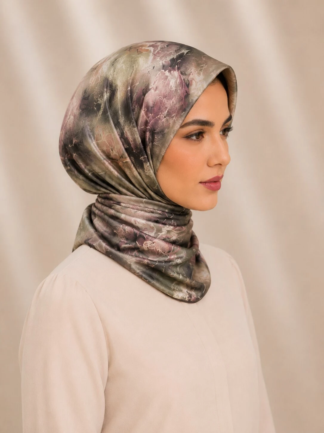 Carell Haki Detaylı Soft Eşarp