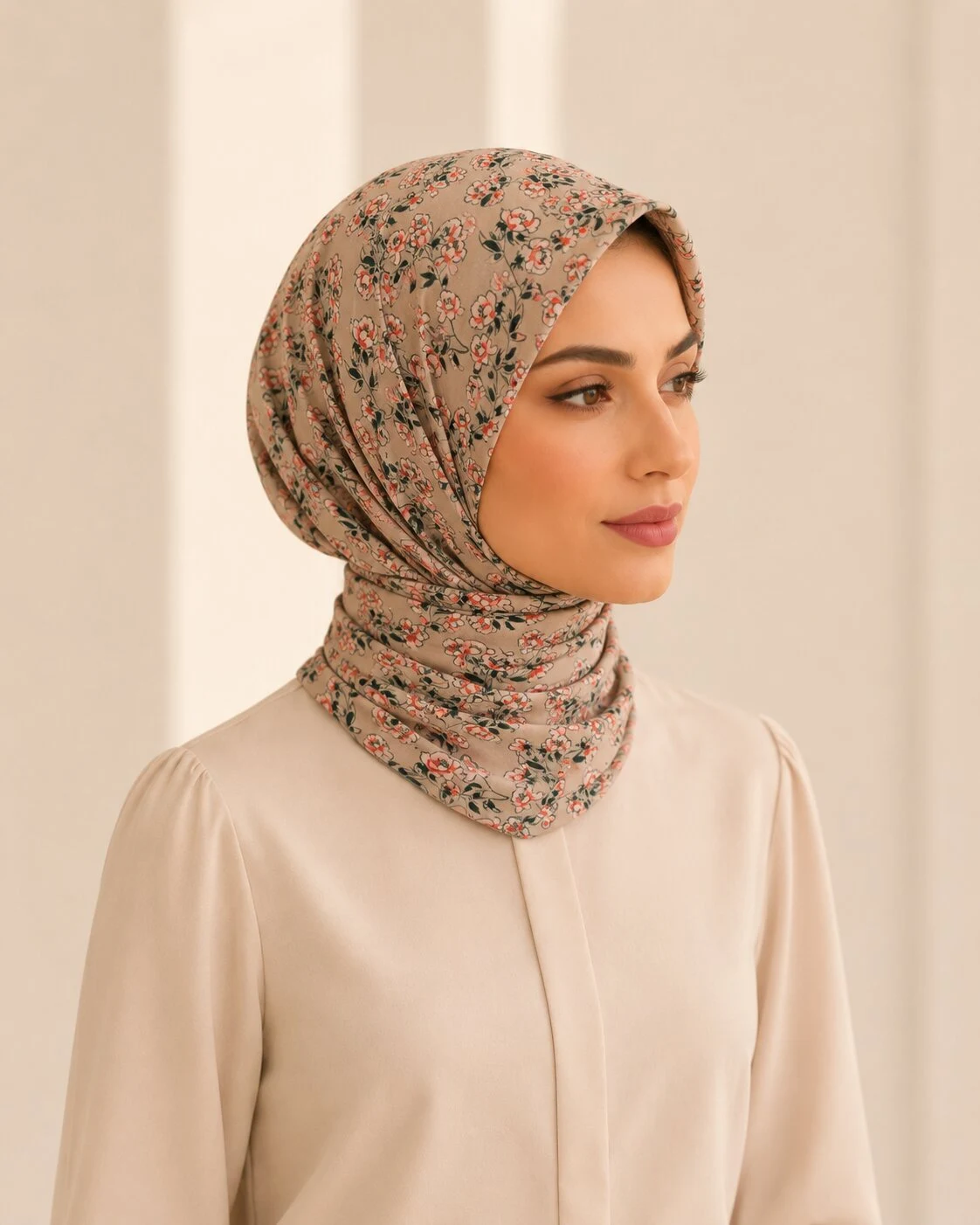 Carell Soft Eşarp Çiçekli