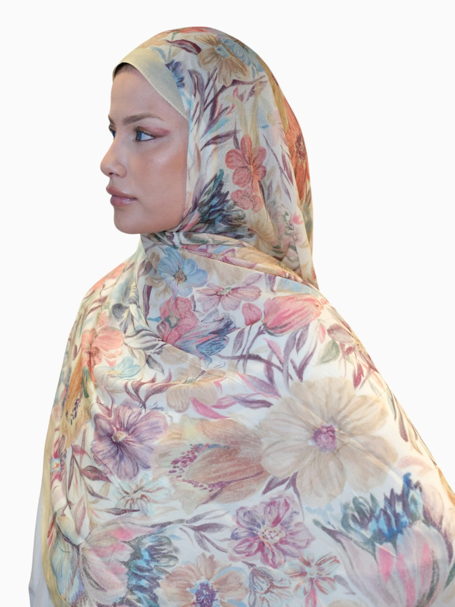 Fresh Scarfs Desenli Rami Şal 416984