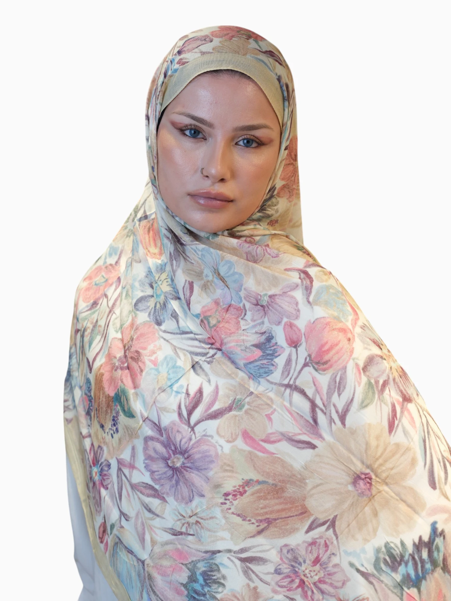 Fresh Scarfs Desenli Rami Şal 416984