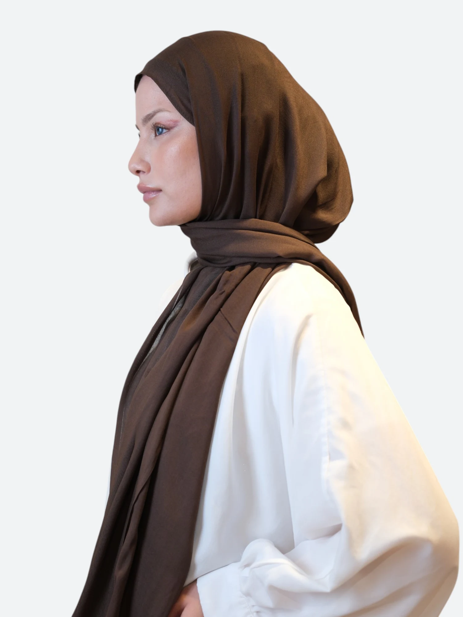 Fresh Scarfs Rami Viskon Şal Acı Kahve