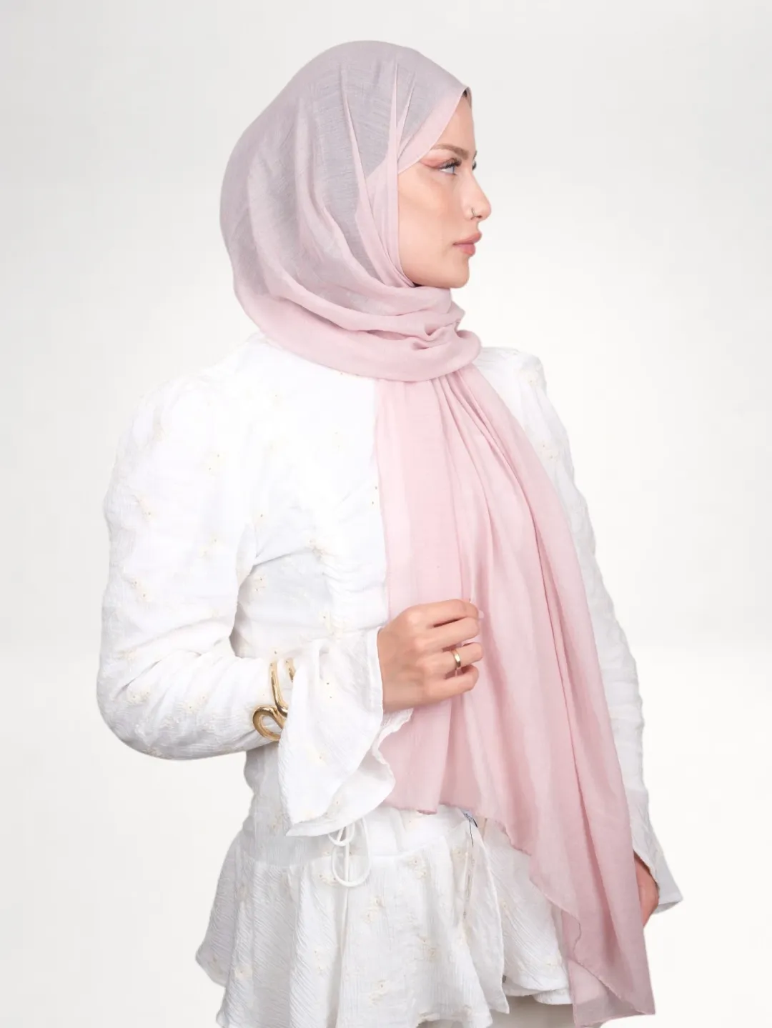 Harem Scarf Allya Şal Pudra