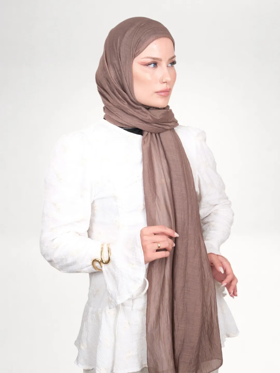 Harem Scarf Allya Şal Ky.Vizon