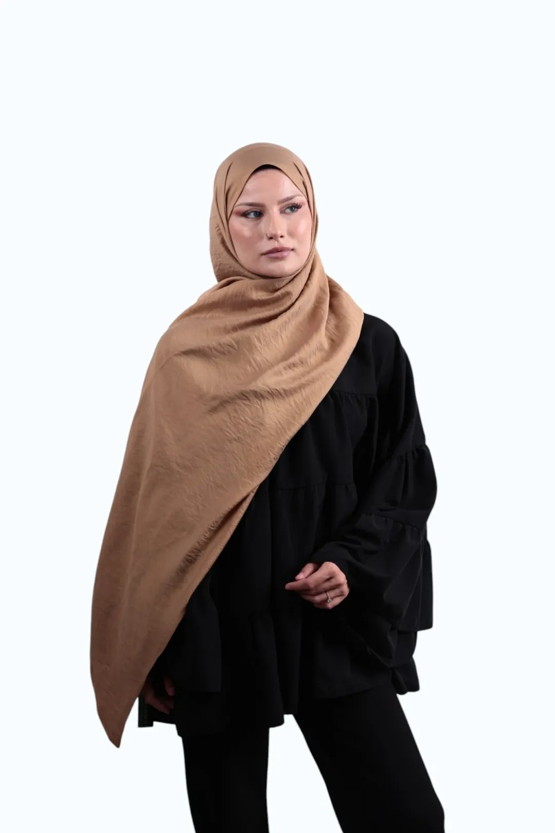 Benetton Siena Düz Şal Camel