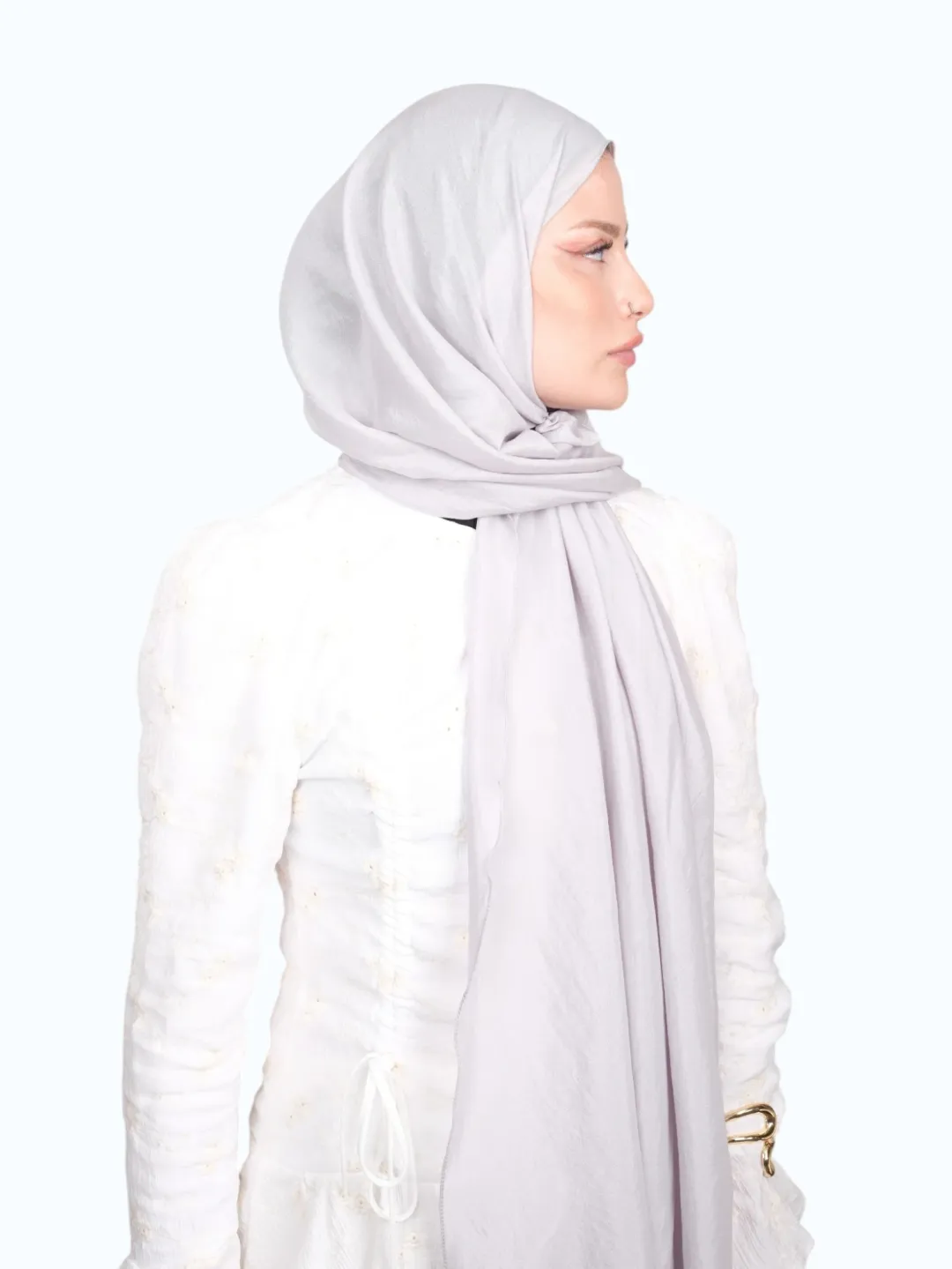 Harem Scarf Brisa Vual Şal Gümüş