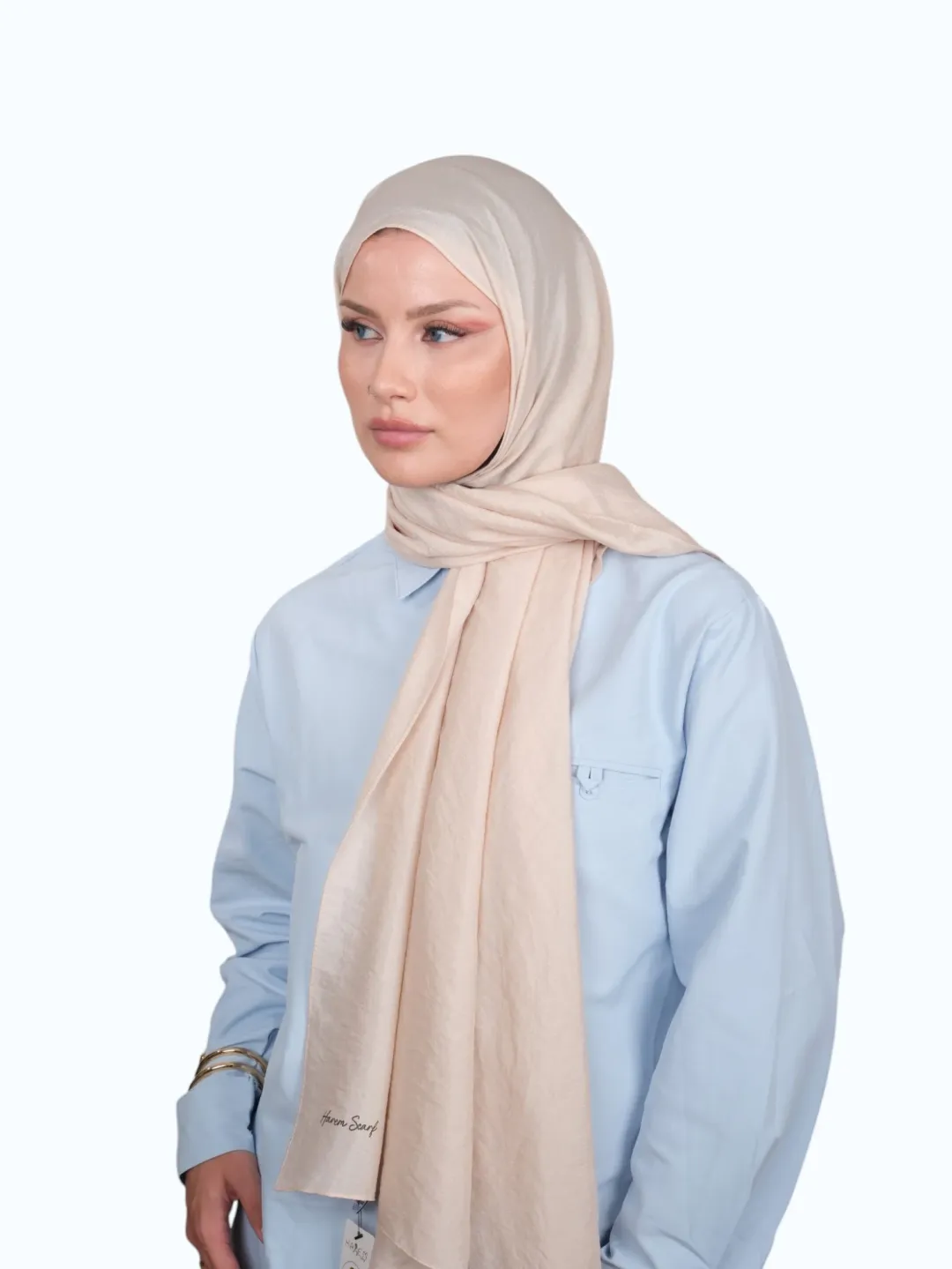 Harem Scarf Brisa Vual Şal Kum Beji