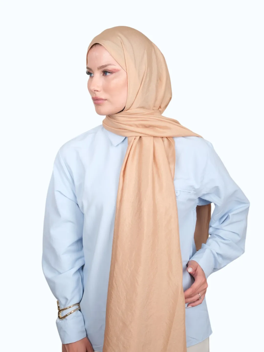 Harem Scarf Brisa Vual Şal Cappucino