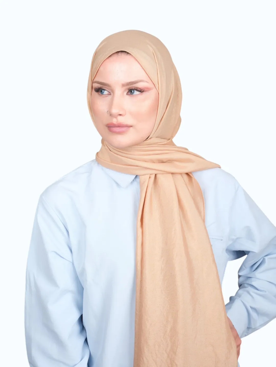 Harem Scarf Brisa Vual Şal Cappucino
